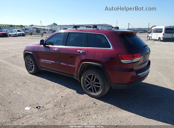 1C4RJFBG2LC234368 2020 JEEP GRAND CHEROKEE Maroon Հետևի ձախ