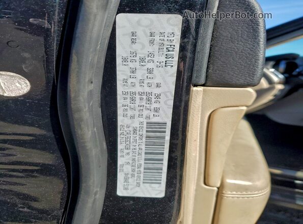 1C4RJFBG3GC343380 2016 JEEP GRAND Black Widok naklejki z numerem VIN