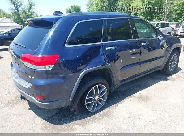 1C4RJFBG3HC654146 2017 JEEP GRAND CHEROKEE Blue Rear right