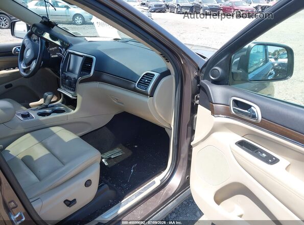 1C4RJFBG3HC734983 2017 JEEP GRAND CHEROKEE Brown Vista interior delantera