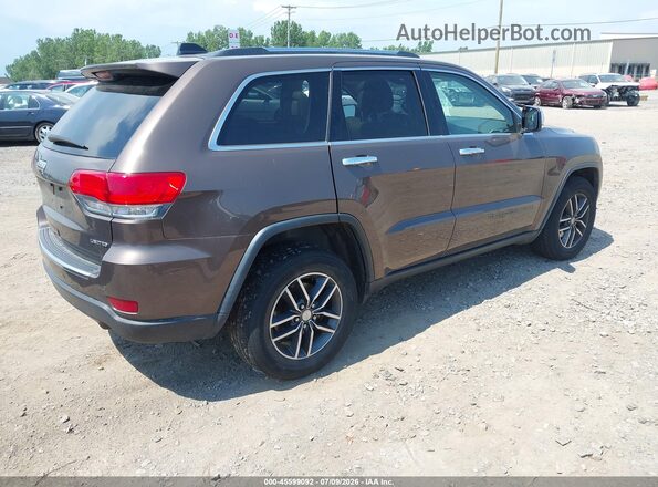 1C4RJFBG3HC734983 2017 JEEP GRAND CHEROKEE Brown Trasero derecho