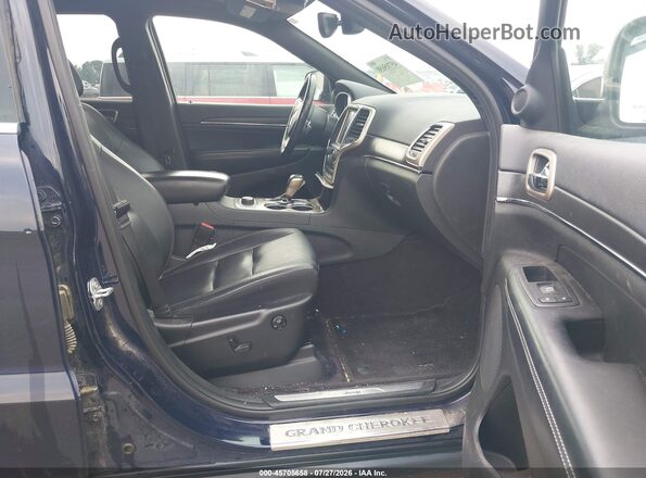1C4RJFBG3HC800707 2017 JEEP GRAND CHEROKEE Blue Вид салону спереду