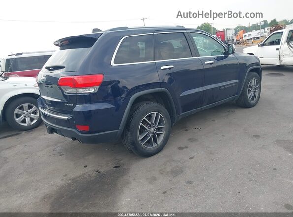 1C4RJFBG3HC800707 2017 JEEP GRAND CHEROKEE Blue Задня права чверть