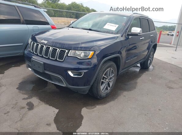 1C4RJFBG3HC800707 2017 JEEP GRAND CHEROKEE Blue Передня ліва чверть