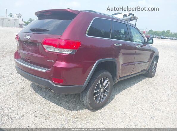 1C4RJFBG3HC932527 2017 JEEP GRAND CHEROKEE Maroon Tył prawy