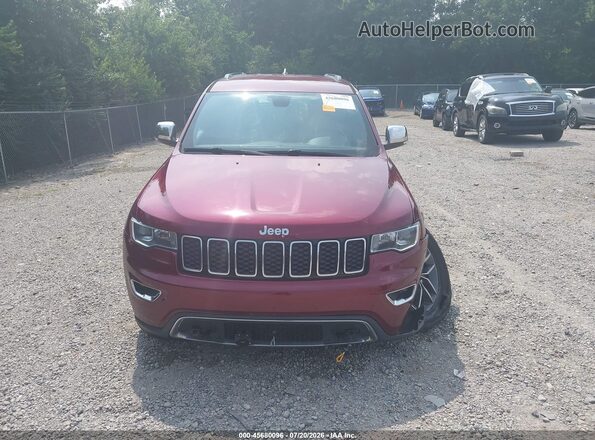 1C4RJFBG3HC932527 2017 JEEP GRAND CHEROKEE Maroon Widok zestawu wskaźników