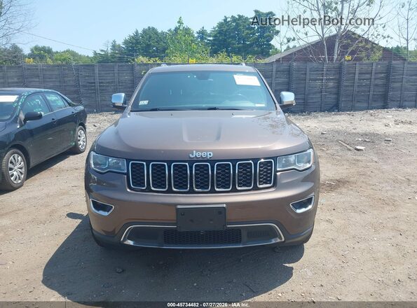 1C4RJFBG3JC259700 2018 JEEP GRAND CHEROKEE Brown Widok z przodu