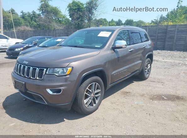 1C4RJFBG3JC259700 2018 JEEP GRAND CHEROKEE Brown Przód lewy