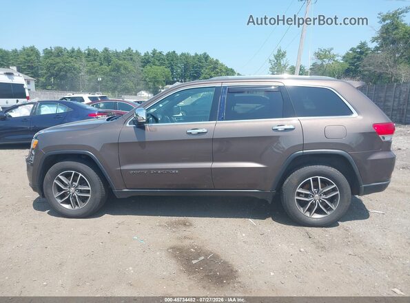 1C4RJFBG3JC259700 2018 JEEP GRAND CHEROKEE Brown Widok wnętrza 360 stopni