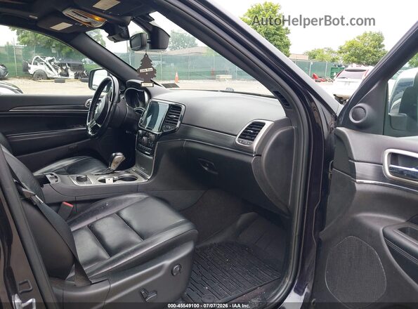 1C4RJFBG3KC537917 2019 JEEP GRAND CHEROKEE Black Front interior view