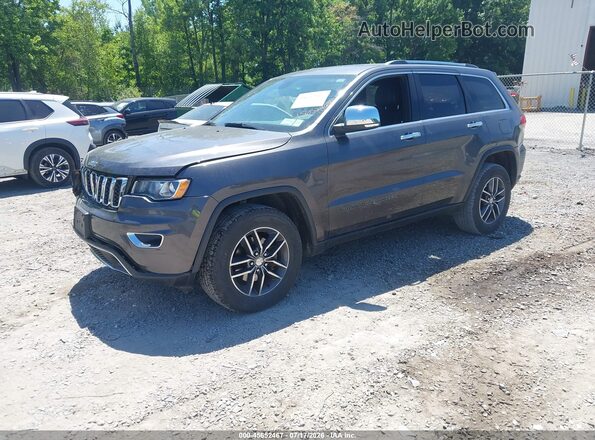1C4RJFBG4HC604808 2017 JEEP GRAND CHEROKEE Gray Առջևի ձախ երեք քառորդ տեսարան