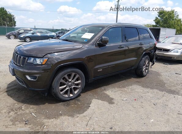 1C4RJFBG4HC641924 2017 JEEP GRAND CHEROKEE Зеленый Передняя левая четверть