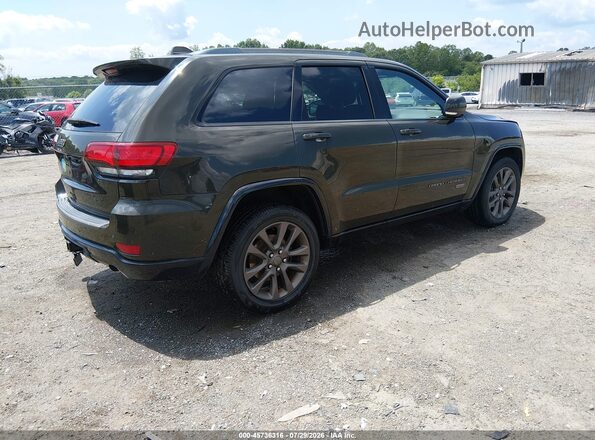 1C4RJFBG4HC641924 2017 JEEP GRAND CHEROKEE Зеленый Задняя правая четверть
