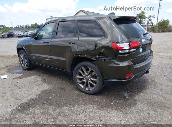 1C4RJFBG4HC641924 2017 JEEP GRAND CHEROKEE Зеленый Задняя левая четверть