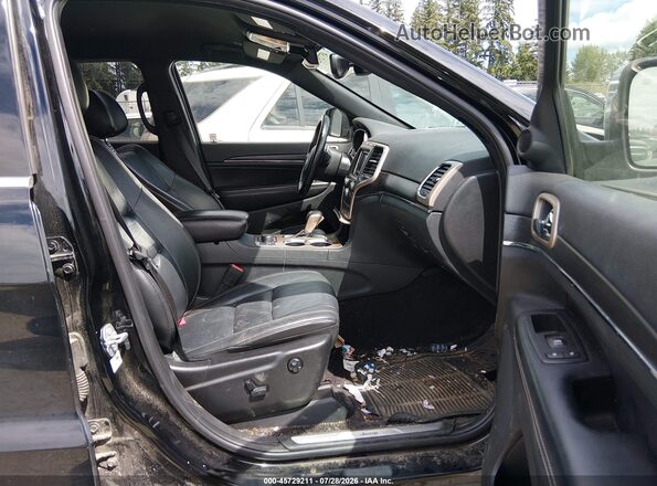 1C4RJFBG4HC720445 2017 JEEP GRAND CHEROKEE Black წინა სალონის ხედი