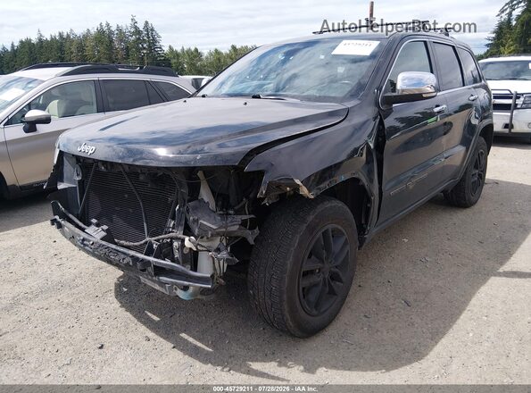 1C4RJFBG4HC720445 2017 JEEP GRAND CHEROKEE Black წინა მარცხენა ხედი სამი მეოთხედიდან