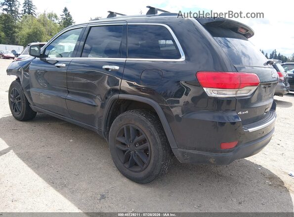 1C4RJFBG4HC720445 2017 JEEP GRAND CHEROKEE Black უკანა მარცხენა