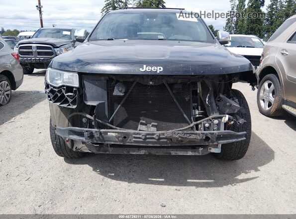 1C4RJFBG4HC720445 2017 JEEP GRAND CHEROKEE Black უკანა სალონის ხედი