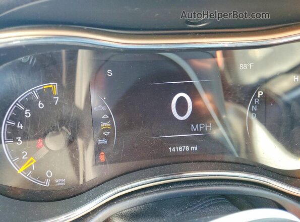 1C4RJFBG4HC744471 2017 JEEP GRAND White Вид щитка приладів