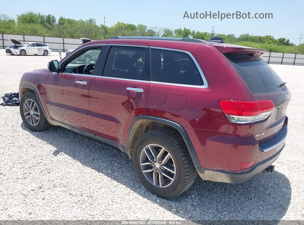 1C4RJFBG4HC787871 2017 JEEP GRAND CHEROKEE Red Հետևի ձախ