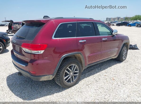 1C4RJFBG4HC787871 2017 JEEP GRAND CHEROKEE Red Հետևի աջ