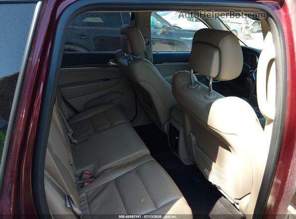 1C4RJFBG4HC800358 2017 JEEP GRAND CHEROKEE Maroon VIN կոդի պիտակի տեսք
