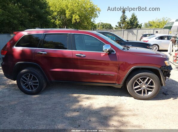1C4RJFBG4HC800358 2017 JEEP GRAND CHEROKEE Maroon Սալոնի 360 աստիճան տեսք