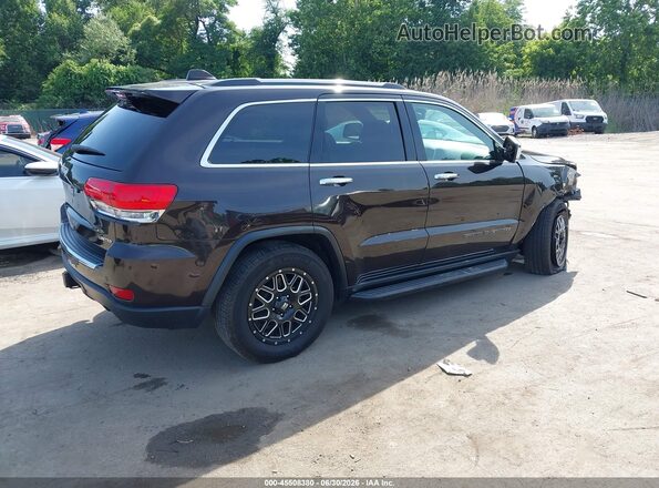 1C4RJFBG4HC845168 2017 JEEP GRAND CHEROKEE Dark Brown Trasero derecho