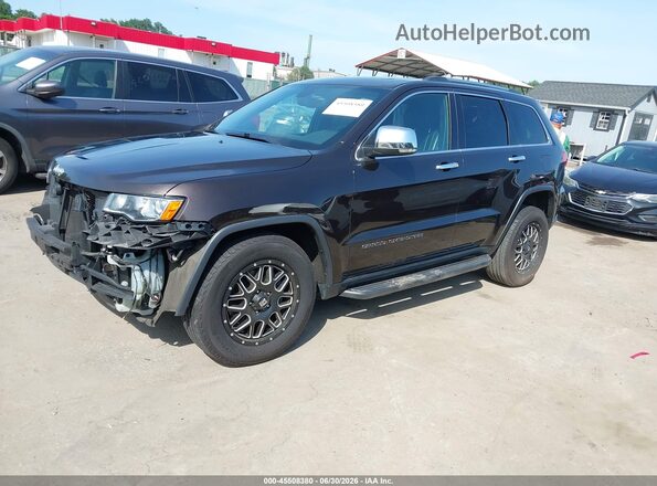 1C4RJFBG4HC845168 2017 JEEP GRAND CHEROKEE Dark Brown Vista tres cuartos delantera izquierda