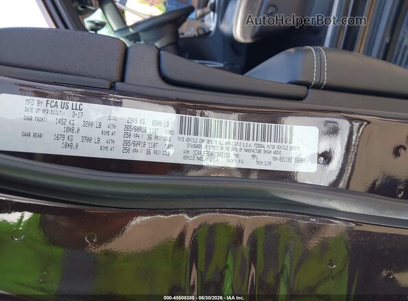 1C4RJFBG4HC845168 2017 JEEP GRAND CHEROKEE Dark Brown Vista del compartimento del motor