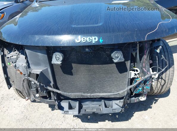 1C4RJFBG4JC136522 2018 JEEP GRAND CHEROKEE Black ხელსაწყოთა პანელის ხედი