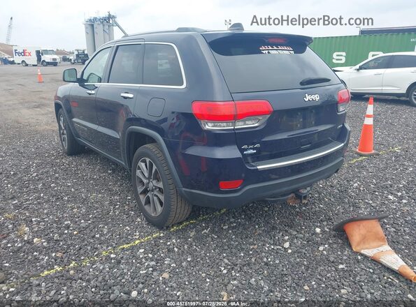 1C4RJFBG4JC166149 2018 JEEP GRAND CHEROKEE Blue Հետևի ձախ