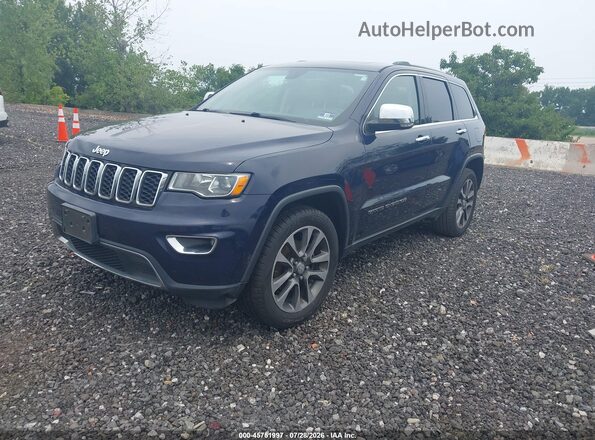 1C4RJFBG4JC166149 2018 JEEP GRAND CHEROKEE Blue Առջևի ձախ երեք քառորդ տեսարան