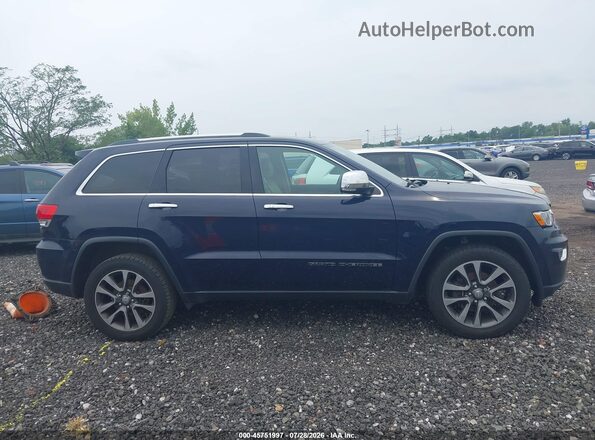 1C4RJFBG4JC166149 2018 JEEP GRAND CHEROKEE Blue Սալոնի հետևի տեսք