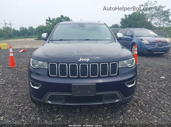 1C4RJFBG4JC166149 2018 JEEP GRAND CHEROKEE Blue Սարքավորումների վահանակի տեսք