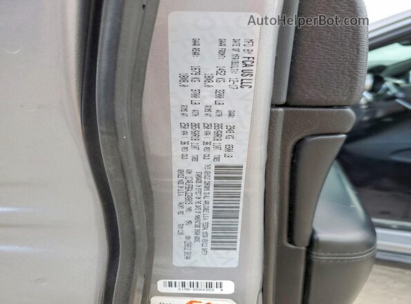 1C4RJFBG4JC249015 2018 JEEP GRAND Silver VIN sticker view