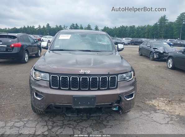 1C4RJFBG4JC502463 2018 JEEP GRAND CHEROKEE Коричневый Вид щитка приборов