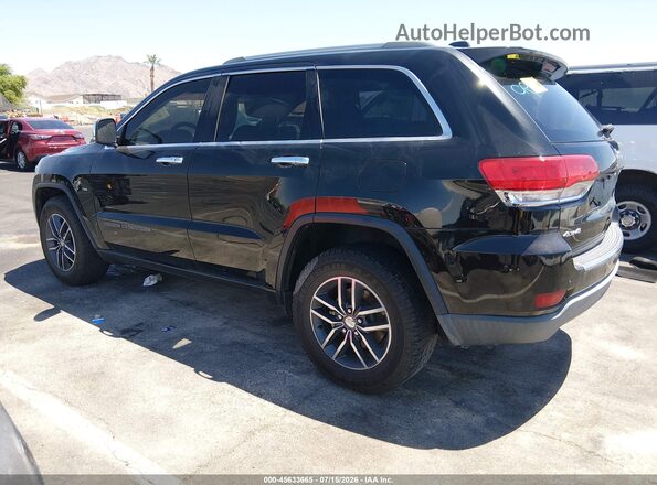 1C4RJFBG4JC508781 2018 JEEP GRAND CHEROKEE Черный Задняя левая четверть