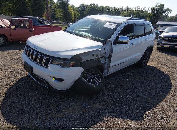 1C4RJFBG4KC749094 2019 JEEP GRAND CHEROKEE White Vista tres cuartos delantera izquierda
