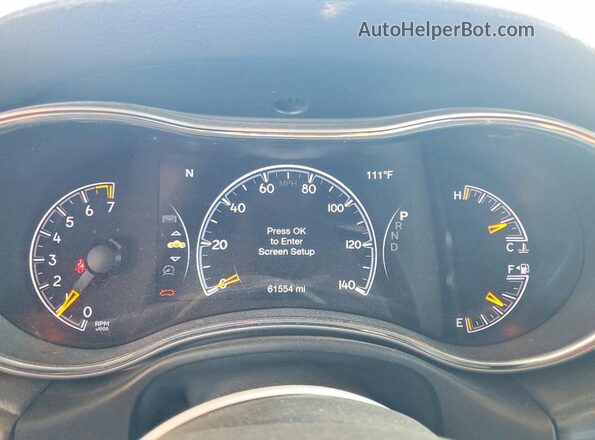 1C4RJFBG4MC773477 2021 JEEP GRAND Белый Вид щитка приборов