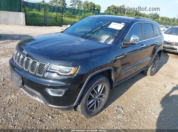 1C4RJFBG5HC623710 2017 JEEP GRAND CHEROKEE Black Առջևի ձախ երեք քառորդ տեսարան
