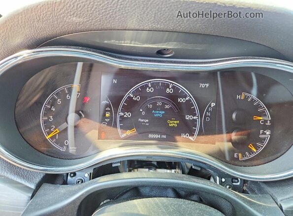 1C4RJFBG5KC773680 2019 JEEP GRAND Blue ხელსაწყოთა პანელის ხედი