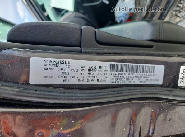 1C4RJFBG5LC178684 2020 JEEP GRAND Gray Vista de la etiqueta del VIN