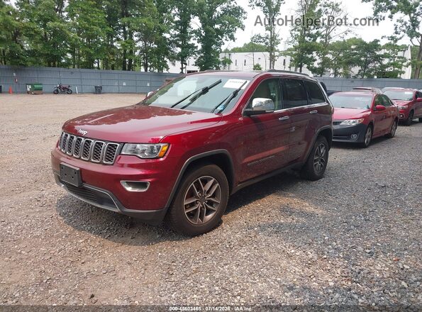 1C4RJFBG5LC236745 2020 JEEP GRAND CHEROKEE Red Առջևի ձախ երեք քառորդ տեսարան