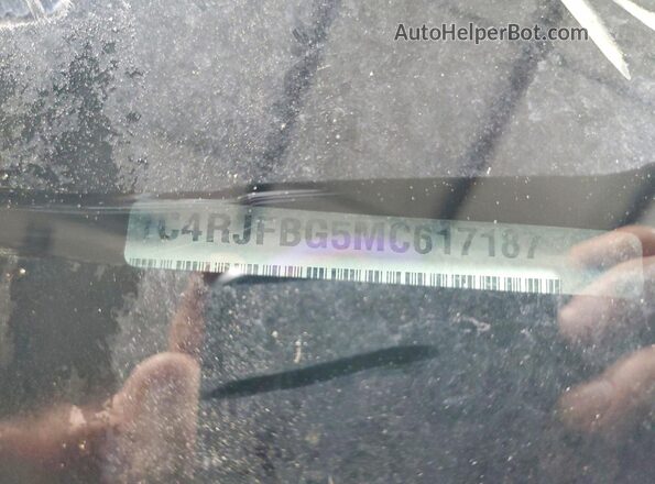 1C4RJFBG5MC617187 2021 JEEP GRAND White VIN կոդի պիտակի տեսք