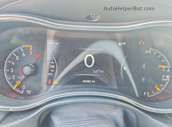 1C4RJFBG5MC709741 2021 JEEP GRAND White ხელსაწყოთა პანელის ხედი