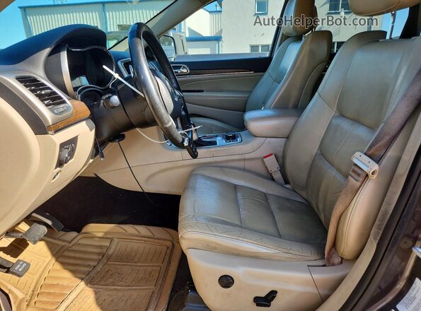 1C4RJFBG6GC312429 2016 JEEP GRAND Gray წინა სალონის ხედი
