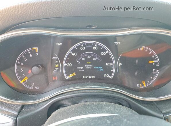 1C4RJFBG6GC356155 2016 JEEP GRAND Silver Вид щитка приладів