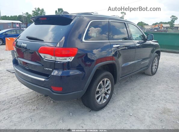 1C4RJFBG6GC415351 2016 JEEP GRAND CHEROKEE Blue Rear right