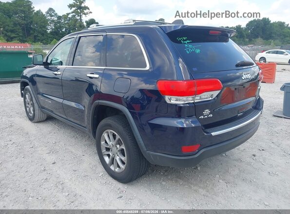 1C4RJFBG6GC415351 2016 JEEP GRAND CHEROKEE Blue Rear left